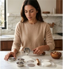 51mm Profesyonel Barista Seti - Ahşap Dipsiz Portafiltre & Full Aksesuar Kiti