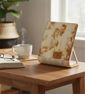 Fotoğraflı Çerçeve - Modern Tasarım, Kişiye Özel, Şık Ahşap - Anılarınızı Şıklıkla Sergileyen Özgün Bir Armağan