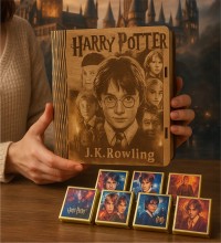 Kitap Kutulu Çikolata - Harry Potter Temalı Şık Hediyelik ile Büyülü Dünyalara Açılan Lezzetli Bir Kapı Kitap Kutulu Çikolata - Harry Potter Temalı Şık Hediyelik ile Büyülü Dünyalara Açılan Lezzetli Bir Kapı