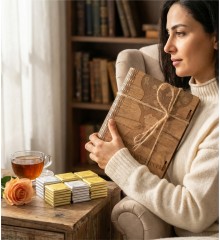 Hediyelik Çikolata Kitabı - Zihnin Gücü, Harika Olumlamalar ile İlham Veren Sözlerle Tatlı Bir Mola