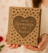 Kitap Kutulu, Şık Hediye Çikolata - Seni Sevmemin 48 Nedeni - Aşkı Anlatmanın En Tatlı ve Anlamlı Yolu