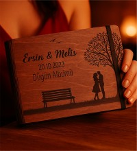 Fotoğraf Albümü - İsimli ve Tarihli Ahşap Akordiyon Tasarım ile En Güzel Anılarınızı Şıkça Saklayın Fotoğraf Albümü - İsimli ve Tarihli Ahşap Akordiyon Tasarım ile En Güzel Anılarınızı Şıkça Saklayın