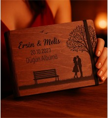 Fotoğraf Albümü - İsimli ve Tarihli Ahşap Akordiyon Tasarım ile En Güzel Anılarınızı Şıkça Saklayın Fotoğraf Albümü - İsimli ve Tarihli Ahşap Akordiyon Tasarım ile En Güzel Anılarınızı Şıkça Saklayın
