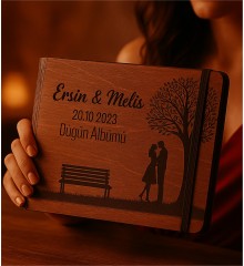 Fotoğraf Albümü - İsimli ve Tarihli Ahşap Akordiyon Tasarım ile En Güzel Anılarınızı Şıkça Saklayın Fotoğraf Albümü - İsimli ve Tarihli Ahşap Akordiyon Tasarım ile En Güzel Anılarınızı Şıkça Saklayın