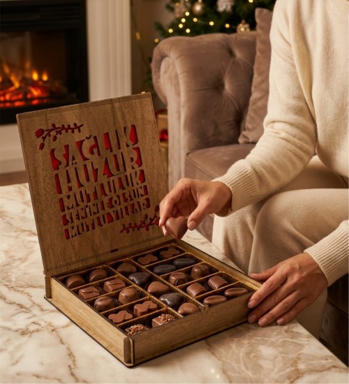 Hediye Çikolata - Sağlık Huzur Mutluluk Seninle Olsun Yazılı, İyi Dileklerinizi Lezzetli Bir Kutuda Sunun Hediye Çikolata - Sağlık Huzur Mutluluk Seninle Olsun Yazılı, İyi Dileklerinizi Lezzetli Bir Kutuda Sunun