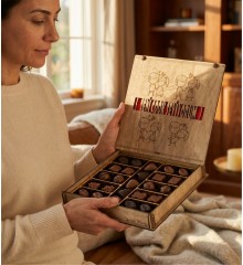 Hediyelik Çikolata Ahşap Kutulu - Seni Çok Seviyorum Yazılı, Sevginizi En Tatlı Cümleyle Sunmanın Yolu