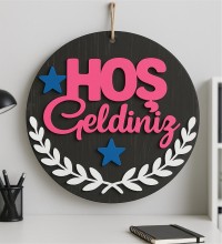 Kapı / Duvar Süsü -Hoş Geldiniz- Yazılı Ahşap Dekor Aksesuar ile Ziyaretçilerinizi, Sıcak Bir Gülümsemeyle Karşılayın Kapı / Duvar Süsü -Hoş Geldiniz- Yazılı Ahşap Dekor Aksesuar ile Ziyaretçilerinizi, Sıcak Bir Gülümsemeyle Karşılayın