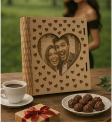 Kitap Kutulu Hediye Kalpli Çikolata - Fotoğraflı Kişiye Özel - Duygularınızı Tatlı Anılarla Birleştirin Kitap Kutulu Hediye Kalpli Çikolata - Fotoğraflı Kişiye Özel - Duygularınızı Tatlı Anılarla Birleştirin