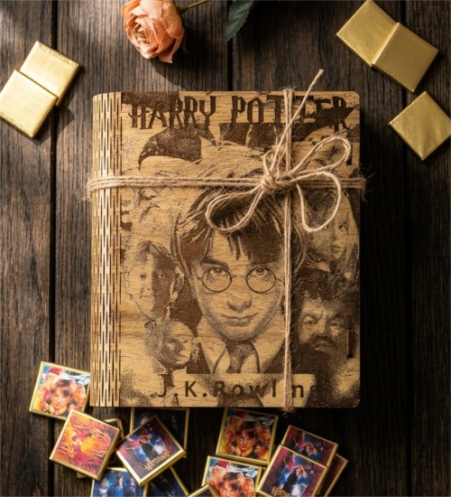 Kitap Kutulu Çikolata - Harry Potter Temalı Şık Hediyelik ile Büyülü Dünyalara Açılan Lezzetli Bir Kapı