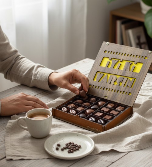 Kutulu Hediyelik Çikolata - İyiki Varsın Yazılı Spesiyal - Hayatınızda Özel Yeri Olanlara Lezzetli Bir Teşekkür