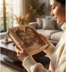 Kutulu Hediye Çikolata - Lazer İşlemeli Fotoğraflı Kişiye Özel - Anılarınızı Tatlı Bir Sanata Dönüştürün Kutulu Hediye Çikolata - Lazer İşlemeli Fotoğraflı Kişiye Özel - Anılarınızı Tatlı Bir Sanata Dönüştürün