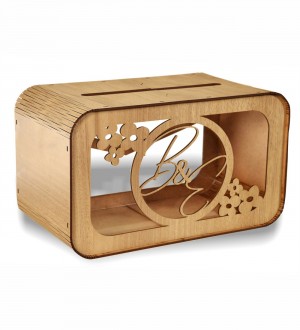 Takı / Zarf Sandığı - Şık Tasarım, Şeffaf Pleksili, Ahşap - Zarafet ve Fonksiyonelliği Buluşturan Özel Bir Parça