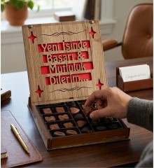 Yeni İş Hediyesi - Yeni İşinde Başarı ve Mutluluk Diliyorum Yazılı Yeni Başlangıçlara Tatlı Bir Motivasyon