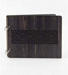 Ahşap Kendin Yap Fotoğraf Albümü - Selçuklu Yıldızı Süslemeli - Anılarınıza Tarihî Bir Estetik Katın