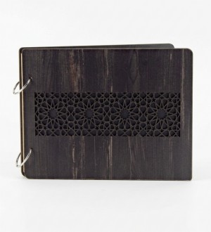 Ahşap Kendin Yap Fotoğraf Albümü - Selçuklu Yıldızı Süslemeli - Anılarınıza Tarihî Bir Estetik Katın