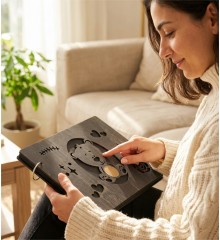 Bebek Fotoğraf Albümü Ayıcık Süslemeli - İlk Anılardan Tatlı Bir Koleksiyon Oluşturun