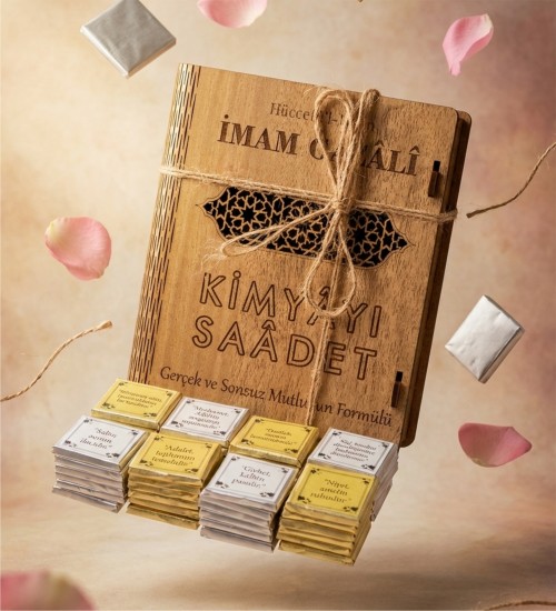 Hediyelik Çikolata Kitabı - Kimya-yı Saadet, İmam Gazali ile Maneviyatı Lezzetle Buluşturan Anlamlı Bir Armağan