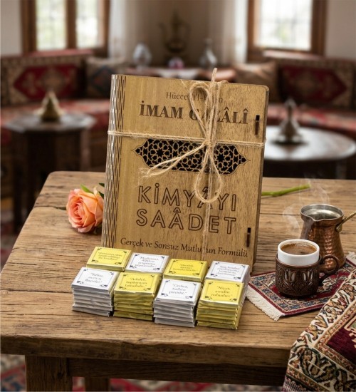 Hediyelik Çikolata Kitabı - Kimya-yı Saadet, İmam Gazali ile Maneviyatı Lezzetle Buluşturan Anlamlı Bir Armağan