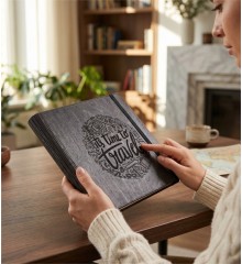 Kendin Yap Fotoğraf Albümü - İts Time to Travel Siyah Ahşap - Seyahat Anılarınızı Özgünce Yansıtın