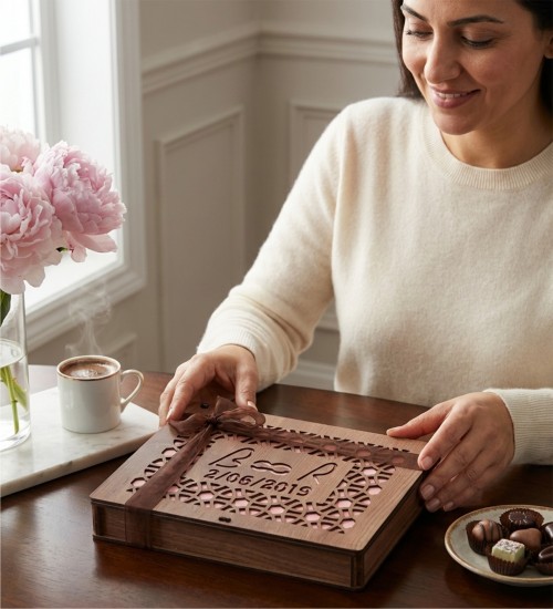 Söz ve Kız İsteme Çikolatası - Harfli, Tarihli, Büyük Boy Kutulu Tatlı Hediye - Özel Anlara Özel Bir Dokunuş