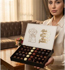 İsimli İsteme Çikolatası - Spesiyal Allah'ın Emriyle Kızınızı Almaya Geldim - Lezzet ve İnce Düşüncenin Zarif Bir Araya Gelişi