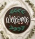 Kalpli Kapı Süsü -Welcome- Yazılı Ağaç Dalı Süslemeli Ahşap ile Sevgi Dolu Bir Giriş Atmosferi
