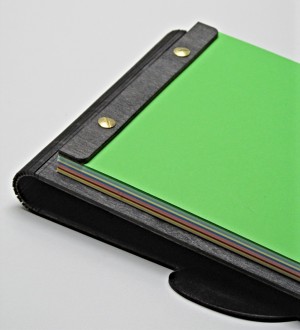 Yılbaşı Temalı Ahşap Kapaklı Değiştirilebilir Kağıtlı A5 Defter