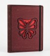 Kelebek Figürlü Ahşap Kapaklı Defter