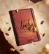 Lucky Yazılı Ahşap Kapaklı Özel Üretim Şık Defter