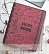 Recipe Book Yazılı Ahşap Kapaklı Özel Üretim Şık Defter