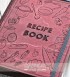 Recipe Book Yazılı Ahşap Kapaklı Özel Üretim Şık Defter