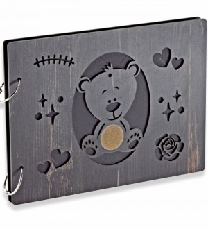 Bebek Fotoğraf Albümü Ayıcık Süslemeli - İlk Anılardan Tatlı Bir Koleksiyon Oluşturun Bebek Fotoğraf Albümü Ayıcık Süslemeli - İlk Anılardan Tatlı Bir Koleksiyon Oluşturun