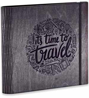 Kendin Yap Fotoğraf Albümü - İts Time to Travel Siyah Ahşap - Seyahat Anılarınızı Özgünce Yansıtın Kendin Yap Fotoğraf Albümü - İts Time to Travel Siyah Ahşap - Seyahat Anılarınızı Özgünce Yansıtın