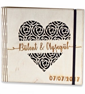 Fotoğraf Albümü - İsim Yazılı, Ahşap, Düğün ve Nişan Anıları ile Zamana İz Bırakın Fotoğraf Albümü - İsim Yazılı, Ahşap, Düğün ve Nişan Anıları ile Zamana İz Bırakın