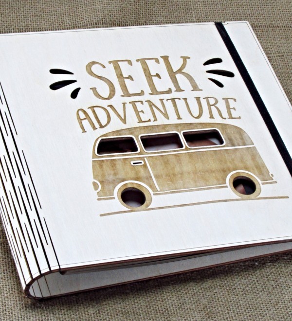 Seek Adventure Ahşap Fotoğraf Albümü: Kaliteli ve Şık Anılarınız İçin Mükemmel Seçim - Doğal Ahşap, Akordiyon Tasarım, Hediye Fotoğraf Albümü