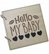 Hello My Baby Yazılı, Kalp Figürlü Ahşap Kendin Yap Fotoğraf Albümü - 60 Sayfa Hello My Baby Yazılı, Kalp Figürlü Ahşap Kendin Yap Fotoğraf Albümü - 60 Sayfa