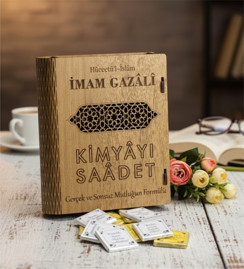 Hediyelik Çikolata Kitabı - Kimya-yı Saadet, İmam Gazali ile Maneviyatı Lezzetle Buluşturan Anlamlı Bir Armağan
