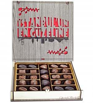 Hediyelik Çikolata Gönder - İstanbul'un En Güzeli'ne! Yazılı, Kalpten Gelen Bir İlhamla Hazırlanmış Özel Hediye