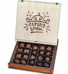 Hediyelik Hamile Çikolatası - Baby Coming Mesajlı, Kutulu, Tatlı Bir Bekleyişe Neşeli Bir Sürpriz Katın