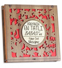 Hediyelik Çikolata - Babalar Gününe Özel Kişiye Özel Mesajlı - Sevgi Dolu ve Unutulmaz Bir Jest Yapın