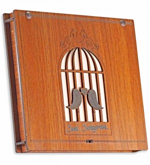 Sevgiliye Hediye Çikolata - Seni Seviyorum Yazılı Aşık Kuşlar ile Aşkınızı Sevimli ve Tatlı Bir Yolla Anlatın