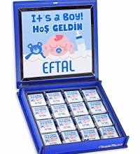 İsimli Bebek Çikolatası - Erkek Bebekler İçin Mavi Kutusu ile Mutluluğunuzu Lezzetle Paylaşın İsimli Bebek Çikolatası - Erkek Bebekler İçin Mavi Kutusu ile Mutluluğunuzu Lezzetle Paylaşın
