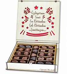 Hediyelik Çikolata - Özlüyorum Seni En Derinden Çok Derinden Şuursuzca - Hasretinizi Duygusal Bir Lezzetle Anlatın