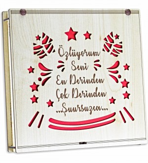 Hediyelik Çikolata - Özlüyorum Seni En Derinden Çok Derinden Şuursuzca - Hasretinizi Duygusal Bir Lezzetle Anlatın