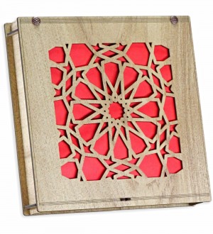 Hediyelik Çikolata - Selçuklu Yıldızı Motifli Ahşap Kutuda, Gelenekten İlham Alan Zarif Bir Sunum