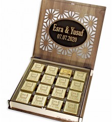 İsteme Çikolatası - Pleksi İsimli Ahşap Kutulu Söz ve Nişan - Ailelerin Kalbini Kazandıracak Bir Hediye İsteme Çikolatası - Pleksi İsimli Ahşap Kutulu Söz ve Nişan - Ailelerin Kalbini Kazandıracak Bir Hediye