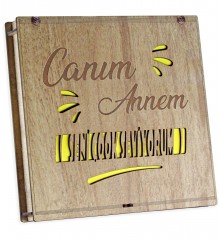 Anneye Özel Hediye Çikolata - Canım Annem Seni Çok Seviyorum ile En İçten Sevginizi Lezzetli Bir Şekilde Sunun