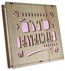 Hediye Bayram Çikolatası -İyi Bayramlar- Mesajlı Şık Kutulu - Sevdiklerinize Bayramın Tatlı Yüzünü Gösterin