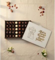 İsteme Çikolatası - Spesiyal, Kızınızı Almaya Değil Oğlunuz Olmaya Geldim Yazılı, Mizahi Dokunuşuyla Gönülleri Fethedin