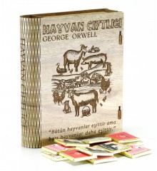 Hediye Çikolata Kitabı -George Orwell Hayvan Çiftliği- Madlen ile Edebiyat Tutkunlarına Özel Lezzetli Bir Dokunuş Hediye Çikolata Kitabı -George Orwell Hayvan Çiftliği- Madlen ile Edebiyat Tutkunlarına Özel Lezzetli Bir Dokunuş